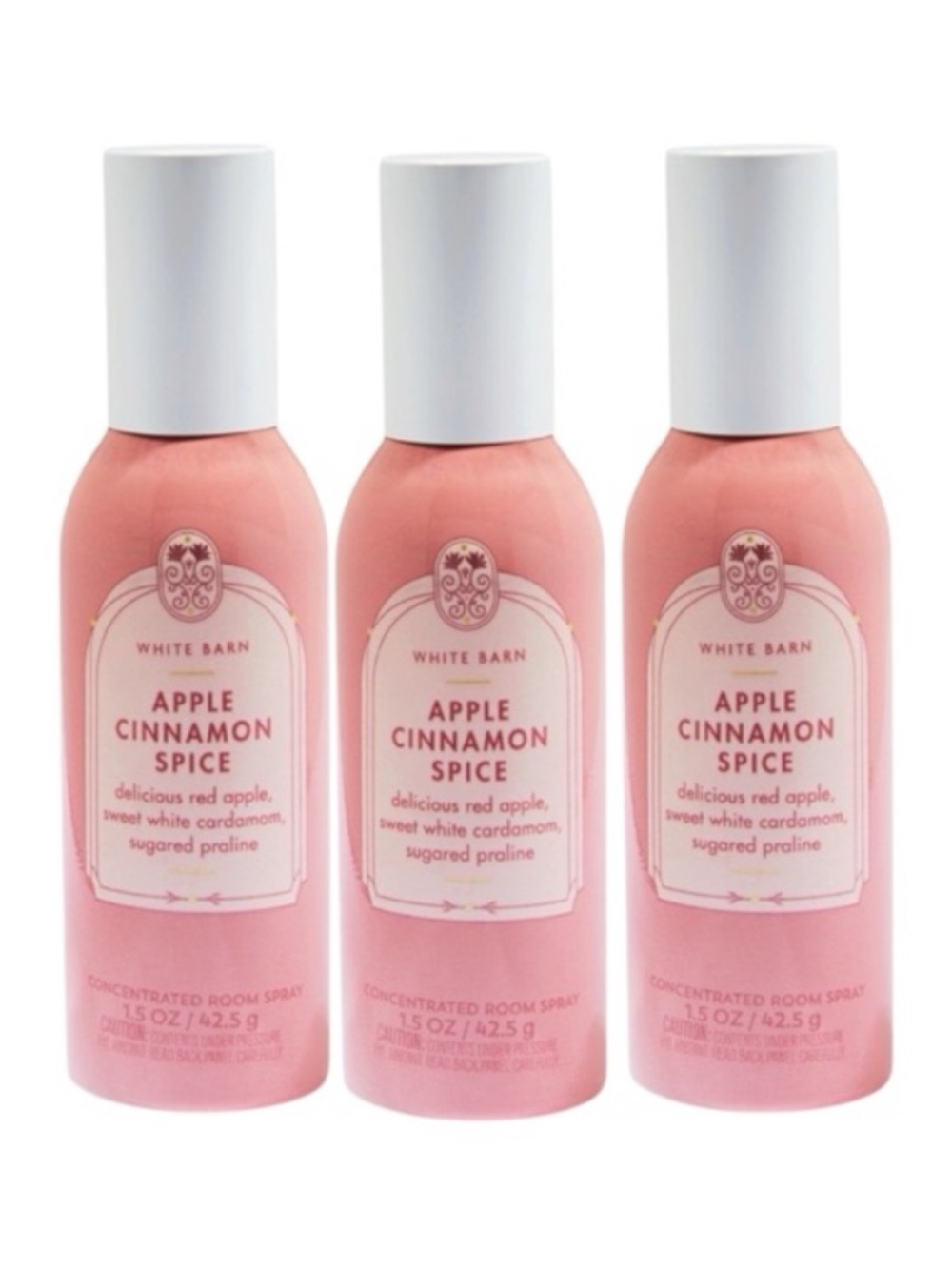 3X APPLE CINNAMON SPICE Concentrated Room Spray Bundle